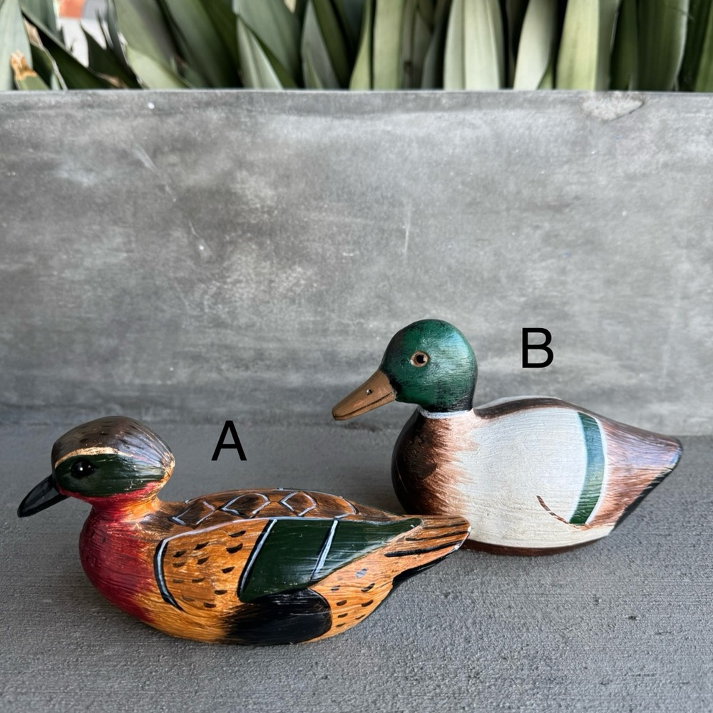 Hand Painted Duck Decoy (B)